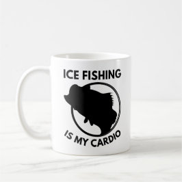Taza De Café La Pesca De Hielo Es Mi Cardio