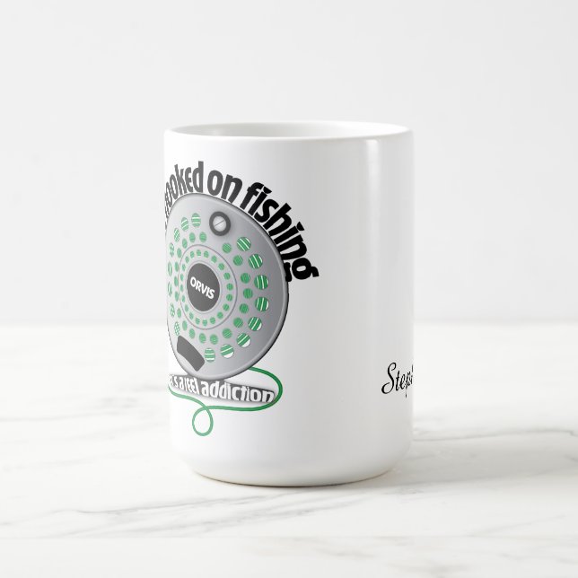 Taza De Café La pesca es mi adicción real (Centro)