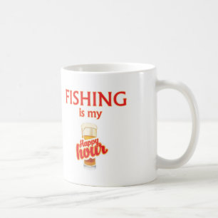 Taza De Café La pesca es mi hora feliz