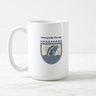 Taza De Café La pesca es mi terapia