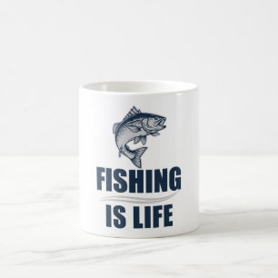 Taza De Café La pesca es vida