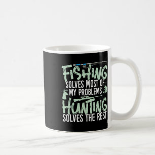 Taza De Café La Pesca Graciosa Y La Caza De Camisetas Pescadore