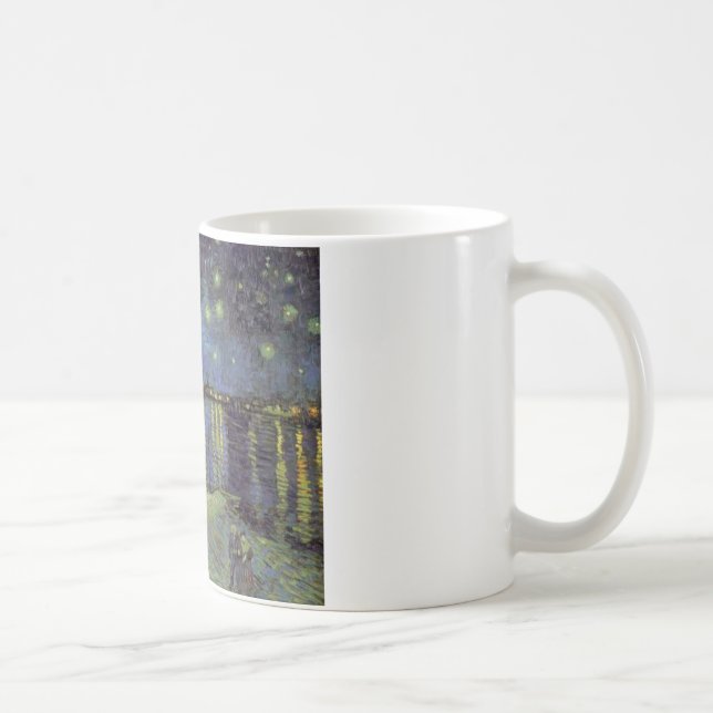 Taza De Café La pintura nocturna estelar de Van Gogh (Derecha)