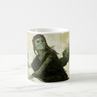 Taza De Café La plaga de Arnold Bocklin, simbolismo vintage