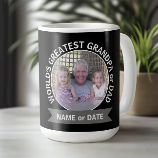 Taza De Café La plantilla de fotos del mayor Personalizado del 