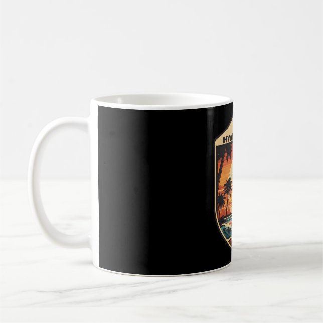 Taza De Café La playa de Hyams � Australia � la joya costera (Izquierda)