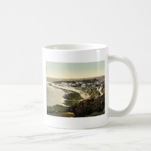 Taza De Café La playa, vintage Pho de Falmouth, Cornualles,