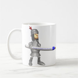 Taza De Café La pluma es más poderosa que la espada Knight