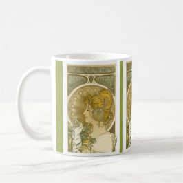 Taza De Café La Plume de Alphonse Mucha