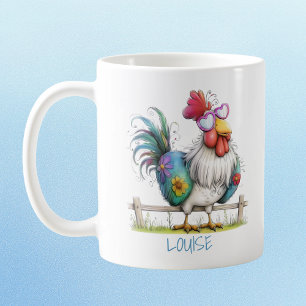Taza De Café La policía de la moda llamó... ¡Este pollo respond