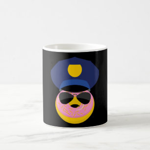 Taza De Café La policía no funciona - Oficial acristalado