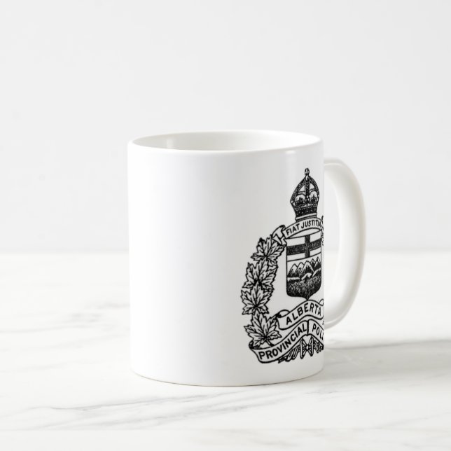 Taza De Café La policía provincial de Alberta asalta (Anverso derecho)