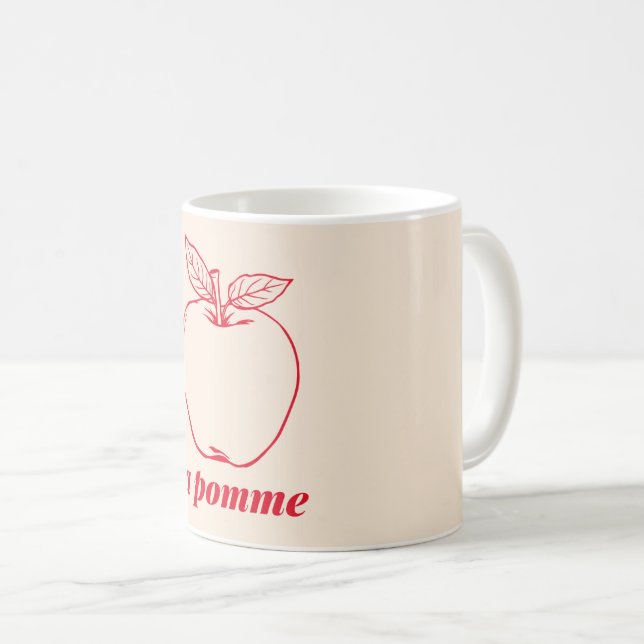 Taza De Café la pomme (Anverso derecho)