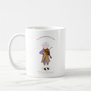 Taza De Café La práctica se mantiene perfecta (violín)