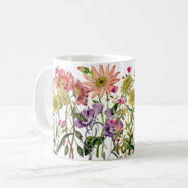 Taza De Café La pradera de flores silvestres