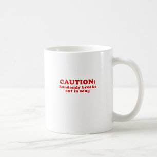 Taza De Café La precaución explota aleatoriamente en la canci