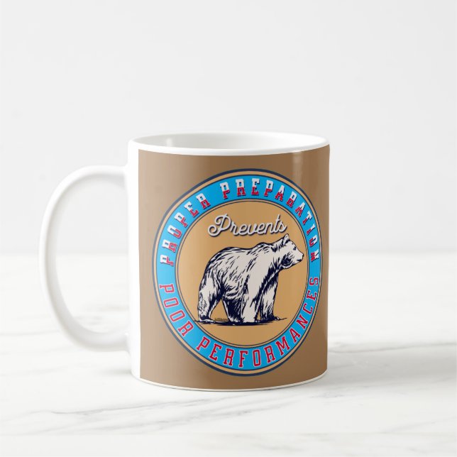 TAZA DE CAFÉ LA PREPARACIÓN ADECUADA IMPIDE LAS MALAS ACTUACION (Izquierda)