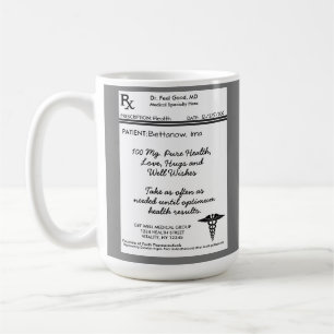 Taza De Café La prescripción de RX Inspiradora se pone bien
