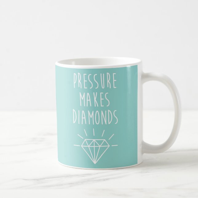 Taza De Café La presión hace cotización de diamantes (Derecha)