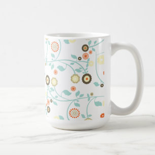 Taza De Café La primavera florece el estampado de flores
