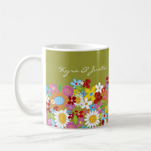 Taza De Café La primavera florece la invitación/el regalo/la