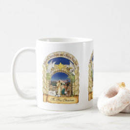 Taza De Café La Primera Navidad, Ilustración Jenny Mclaughlin