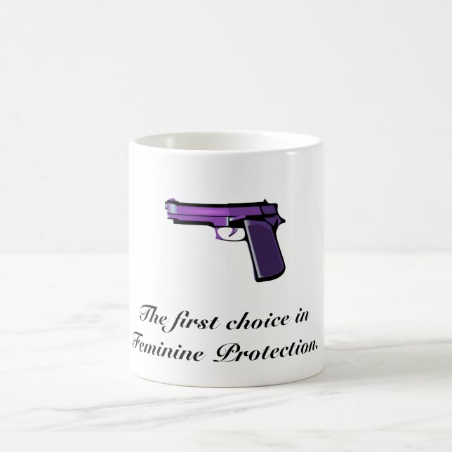 TAZA DE CAFÉ LA PRIMERA OPCIÓN EN LA PROTECCIÓN FEMENINA (Centro)