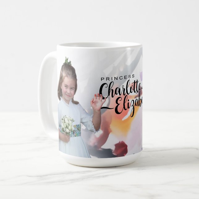 Taza De Café La princesa Charlotte Elizabeth: 6 años de café (Anverso izquierdo)