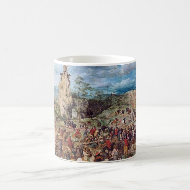 Taza De Café La procesión al calvario, Pieter Bruegel (Centro)