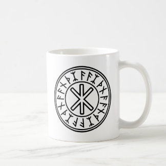 Taza De Café La protección No.2 (negro) de Odin
