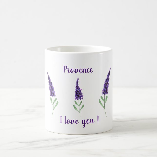 Taza De Café La provenzal romántica, te amo el café (Centro)