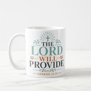 Taza De Café La provisión del Señor Diario Cita de las Escritur