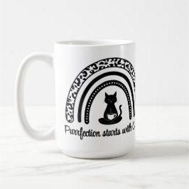 Taza De Café La puerción comienza con el café