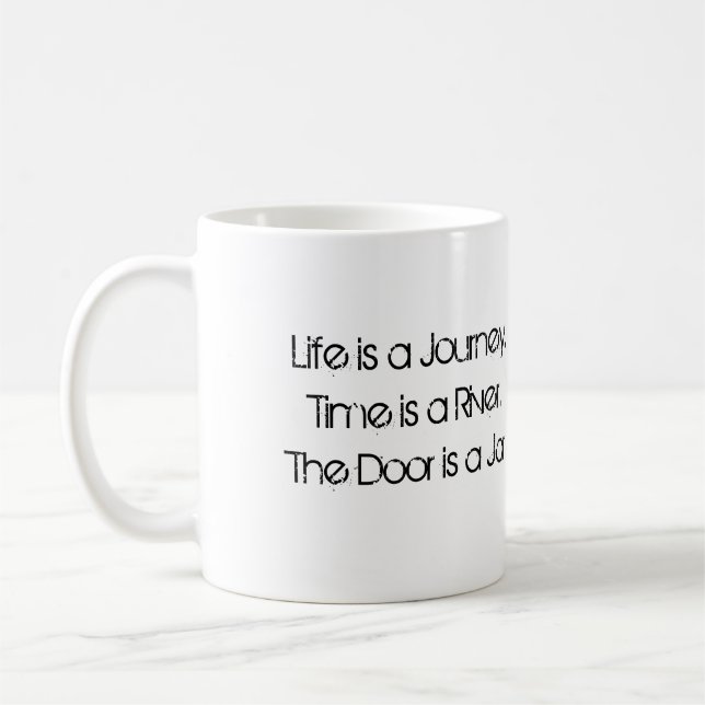 Taza De Café La puerta es un tarro (Izquierda)