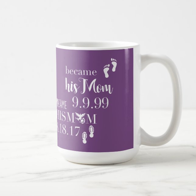 Taza De Café La púrpura divertida sintió bien a su mamá - (Derecha)
