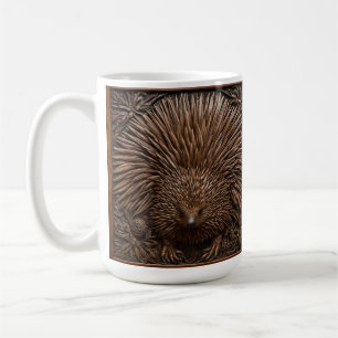 Taza De Café La Quill de la Naturaleza: La Echidna Australiana 
