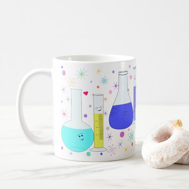 Taza De Café La química (Con donut)