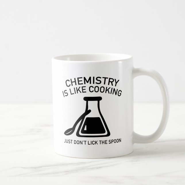 Taza De Café La Química Es Como La Cocina (Derecha)