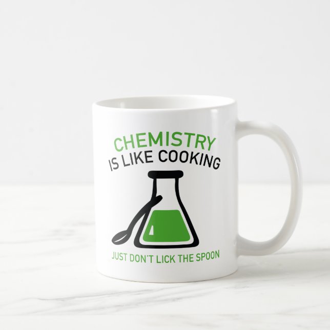 Taza De Café La Química Es Como La Cocina (Derecha)