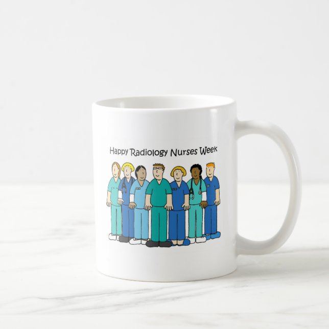 Taza De Café La radiología feliz cuida semana