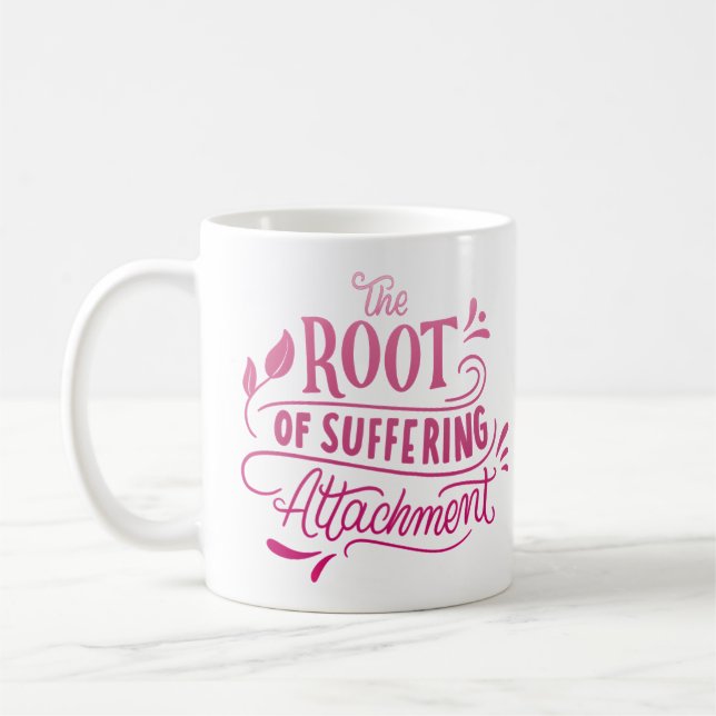 Taza De Café la raíz del acoplamiento del anillo del sufe (Izquierda)