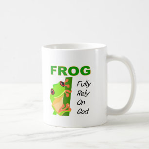 Taza De Café La RANA, confía completamente en dios