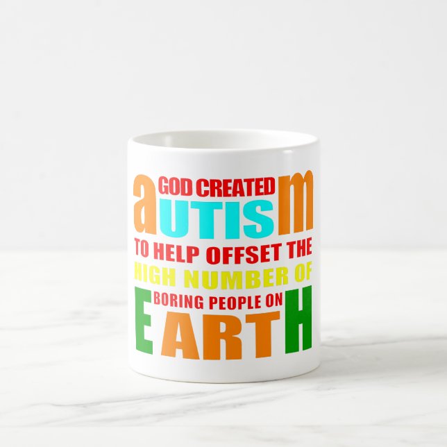Taza De Café La razón del autismo (Centro)