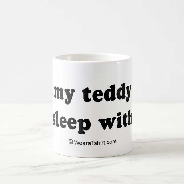 Taza De Café La RECOGIDA ALINEA - "perdí mi oso de peluche, (Centro)