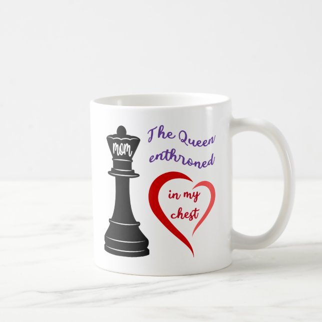 Taza De Café La Reina de mi corazón (Derecha)