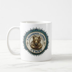 Taza De Café La Reina Leona. gales ‎