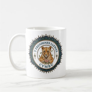 Taza De Café La Reina Leona. gales ‎