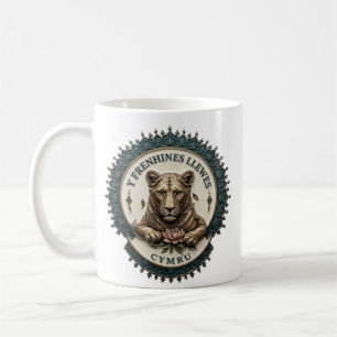 Taza De Café La Reina Leona. gales ‎