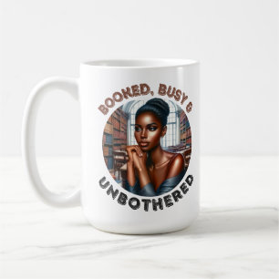 Taza De Café La Reina Negra Melanin Sista se ocupó y no se mole