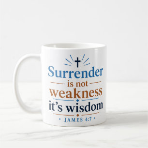Taza De Café La Rendición No Es Debilidad Es Sabiduría Cita